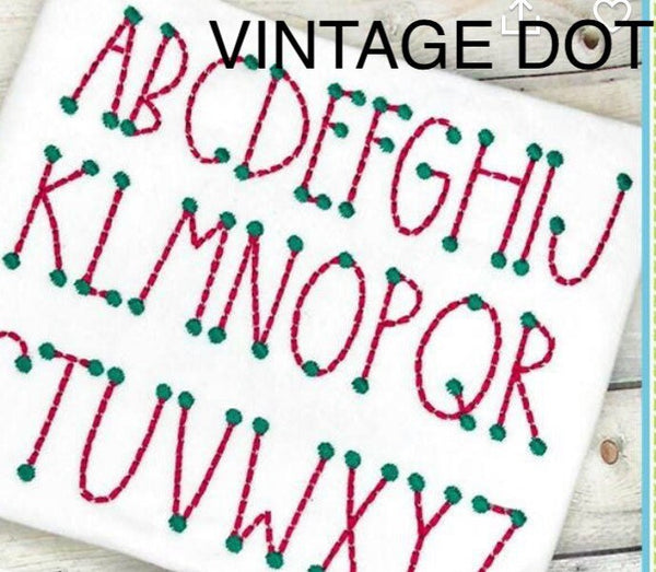 Girls monogrammed red, green and white gingham Christmas dress, jumper style toddler Christmas outfit with Faux smock nameplate design