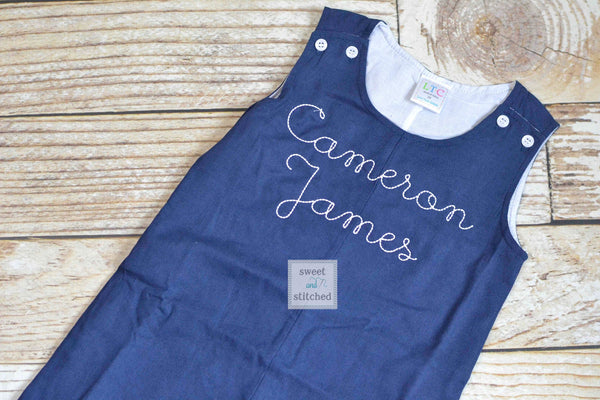 Monogrammed baby boy jon jon, baby boy outfit with patriotic monogram, beach outfit, monogrammed jon jon, 4th of july outfit