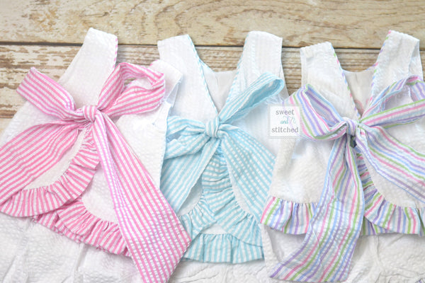 Baby girl swing back bloomer set, cupcake birthday outfit, Monogrammed cake smash outfit, baby bloomer set, 1st birthday outfit