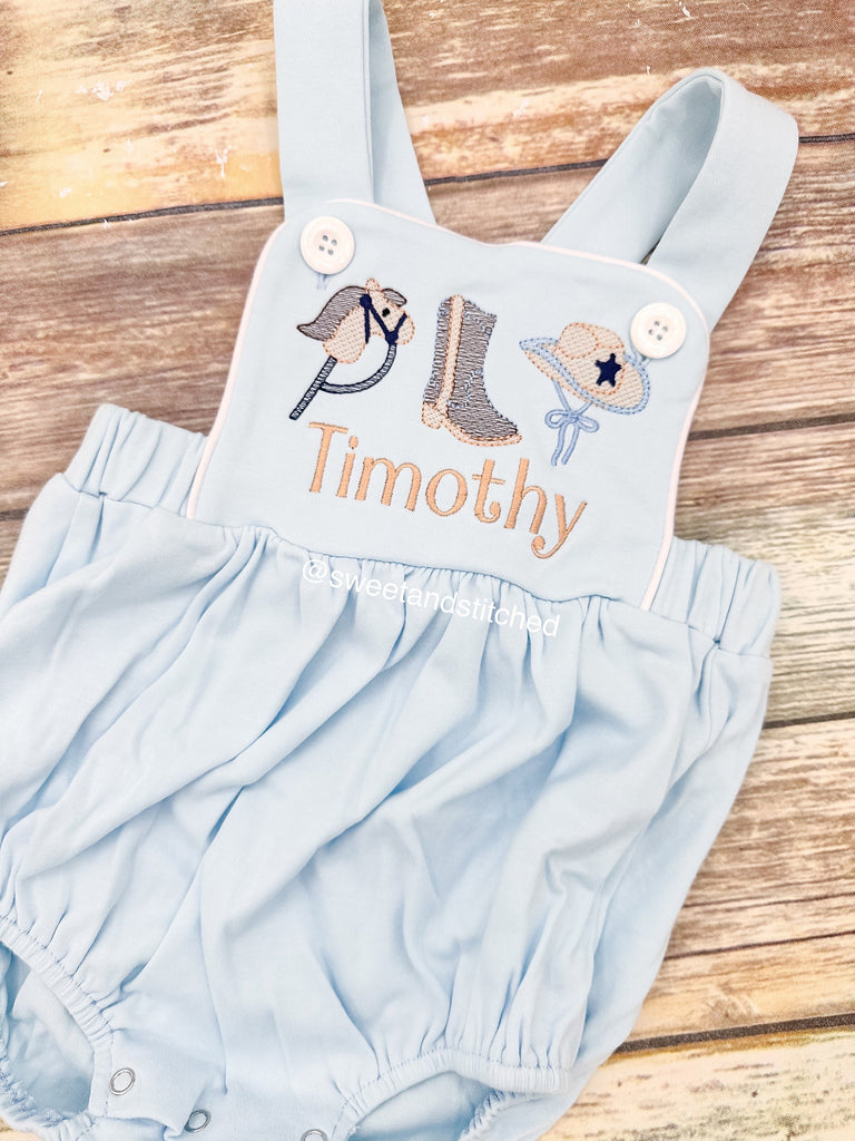 Personalized Boys cowboy outfit, boys rodeo outfit, cowboy first birthday outfit, rodeo themed cake smash