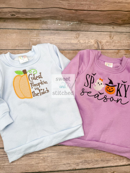 Monogrammed pumpkin sweatshirt, fall sweater, boys monogrammed sweatshirt cutest pumpkin