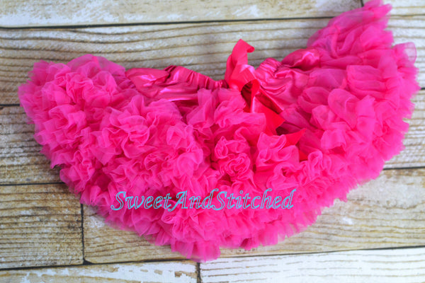 Girls Pettiskirt in 12M-2T - the perfect accessory for birthday outfits and holiday outfits! - Sweet and Stitched