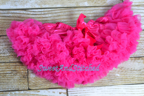 Girls Pettiskirt in 12M-2T - the perfect accessory for birthday outfits and holiday outfits! - Sweet and Stitched