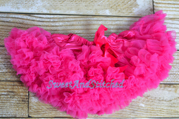 Girls Pettiskirt in 12M-2T - the perfect accessory for birthday outfits and holiday outfits! - Sweet and Stitched