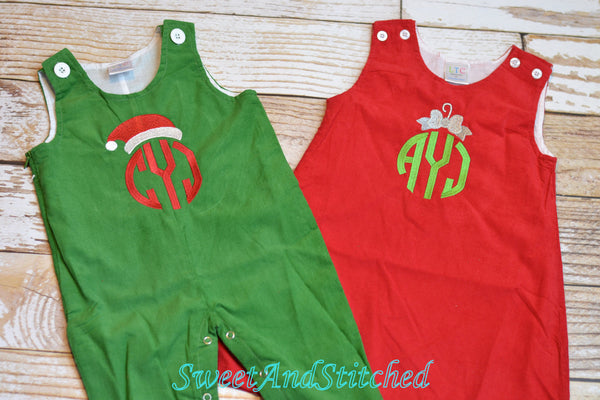 Baby boy Christmas outfit, Toddler Boys Christmas overalls
