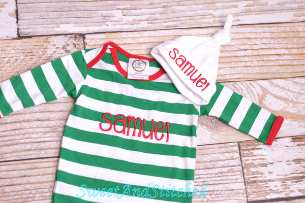 Baby boy first Christmas outfit