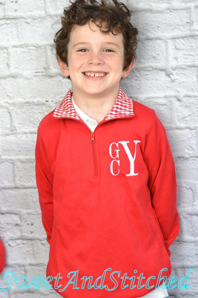 Boys Monogrammed Sweatshirt