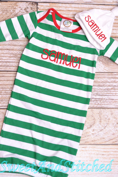 Baby boy first Christmas outfit