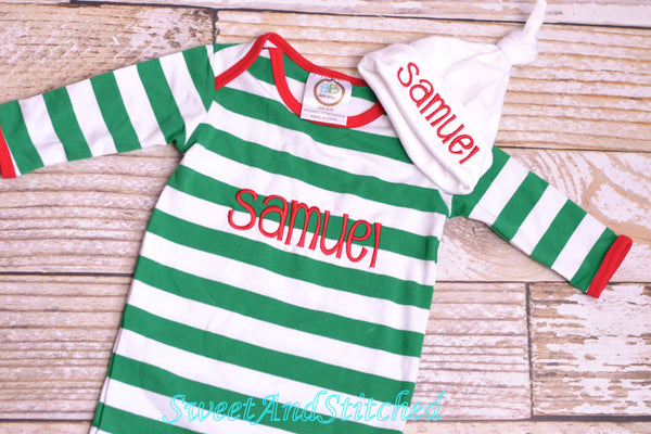 Baby boy first Christmas outfit