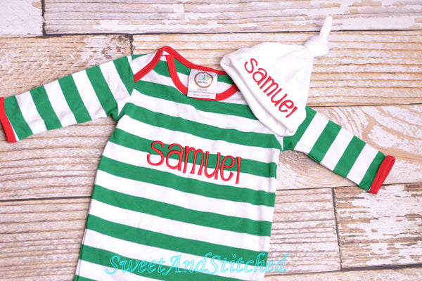 Baby boy first Christmas outfit