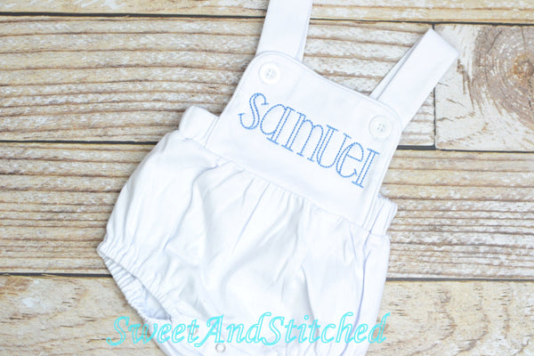 BLANK baby boy outfit, bubble romper sunsuit BLANK